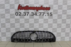 Calandre GT-R AMG Panamericana Chrome / noir pour Mercedes Classe C W206 2021- avec camera