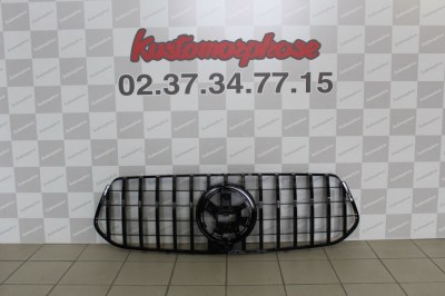 Calandre GT-R AMG Panamericana Full Noir pour Mercedes GLE Pré Facelift (W167) 2023+ pour pare choc AMG line