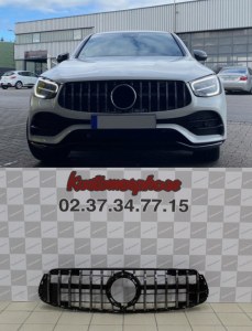 Calandre GT-R AMG Panamericana pour Mercedes GLC Facelift (X253/C253) 2019+ pour pare choc AMG line