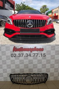 Calandre GT-R AMG pour Mercedes Classe A W176 2016 à 2018 facelift