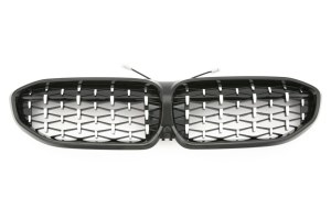 Calandre LED noir brillant diamant Chrome BMW série 3 G20 G21