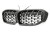 Calandre LED noir brillant diamant Chrome BMW série 3 G20 G21