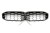 Calandre LED noir brillant et chrome diamant BMW série 3 G20-G21 LCI 2022+
