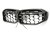 Calandre LED noir brillant et chrome diamant BMW série 3 G20-G21 LCI 2022+
