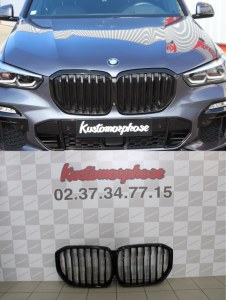 Calandre BMW X5 G05 noir brillant look M performance