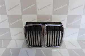 Calandre centrale pour BMW E30 noire et chrome