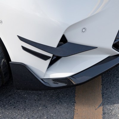 Canards avant en fibre de carbone SOOQOO - Compatible avec BMW M5 (G90/G99)