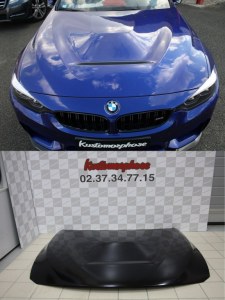 Capot BMW F30 F31 F32 F33 F36 Look M4 CS en Alu