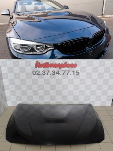 Capot BMW F30 F31 F32 F33 F36 Look M4 en Métal