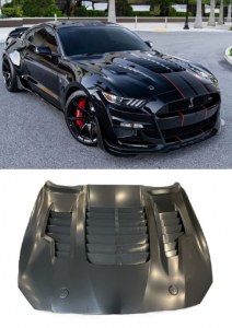 Capot en aluminium Ford Mustang look Shelby GT500 2015-2017