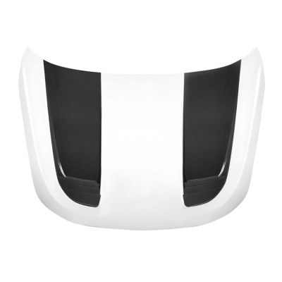 Capot ventilé en fibre de carbone SOOQOO - Compatible avec BMW M2 (G87) Apprêt et prise d'aire carbone