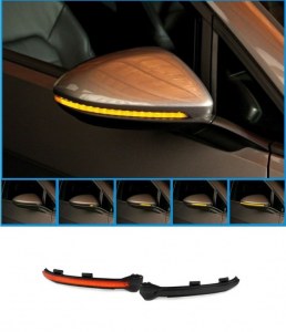 clignotant de rétro led dynamique défilant noir golf 7