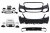 Kit carrosserie complet pour Mercedes Classe E W213 (2016-2019) look Maybach 
