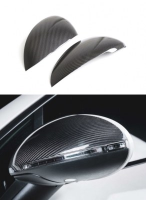 Covers de rétroviseurs en dry Carbone pour Porsche Macan