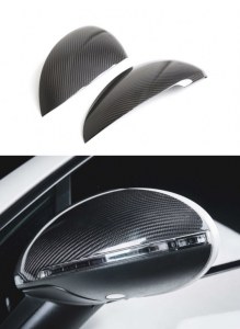 Covers de rétroviseurs en dry Carbone pour Porsche Macan