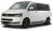 LAME DE PARE-CHOCS AVANT VW T5 09 a 2015 noir brillant 