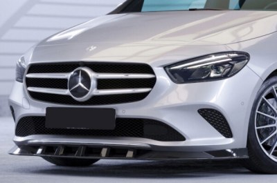 Lame de pare choc avant Mercedes classe B W247 noir brillant sans pack amg