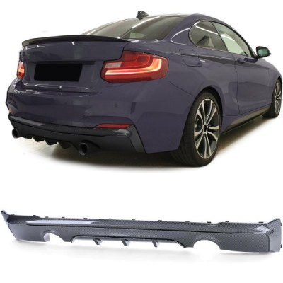 Diffuseur M performance 235 carbon look pour BMW Série 2 F22 F23 avec pack M