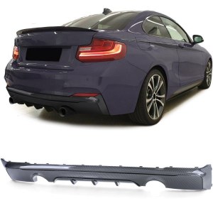 Diffuseur M performance 235 carbon look pour BMW Série 2 F22 F23 avec pack M
