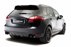 DIFFUSEUR ARRIÈRE LOOK HM POUR PORSCHE CAYENNE 958 2010-2014