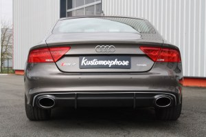 Diffuseur arrière Carbone AUDI A7 S-LINE phase 1 look RS7 (2010-2014)