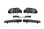 Diffuseur arrière type M-perf en fibre de Carbone - pour BMW G60 - PACK M