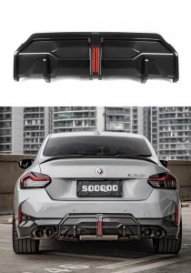 Diffuseur Carbone avec feux led F1 SOOQOO pour BMW série 2 G42