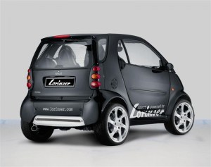 Diffuseur de pare choc arrière LORINSER pour Smart Fortwo 