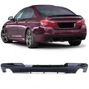 Diffuseur de pare choc arrière pack M Performance Noir Brillant BMW Série 5 F10 535