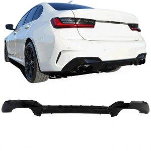 Diffuseur arrière 4 sorties M Performance pour BMW série 3 G20 G21 318 320 pack M