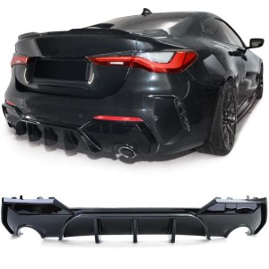 Diffuseur Performance Noir brillant BMW Série 4 G22 G23 420 430 à partir de 2020