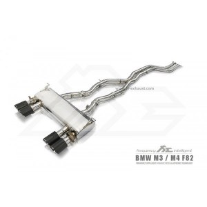 Ligne d'échappement inox Cat-Back (après catalyseur) à valves Fi EXHAUST BMW M4 F82 F83 / M3 F80