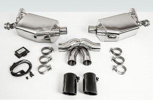 Silencieux d'échappement Sport à valves TECHART Porsche Boxster / Cayman 981
