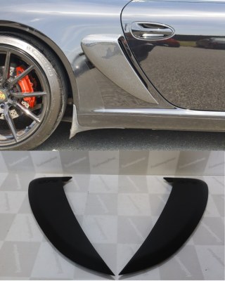 Écopes d'air Latérales GT4 Look pour Porsche Boxster et Cayman 987