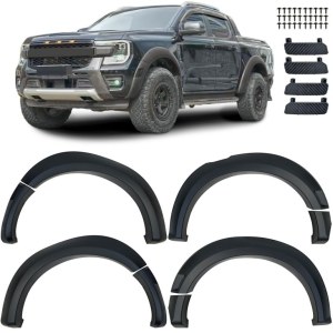 Élargisseurs d’ailes Noir Mat pour Ford Ranger T9 2023+