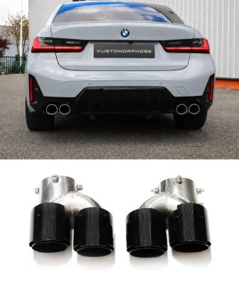 Paire Embout échappement Carbone pour G20 G21 340