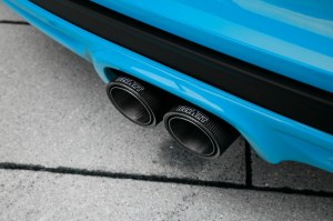 Embouts d'échappements carbone TECHART pour Porsche Boxster et Cayman 718 / 982
