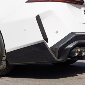 Enjoliveurs de réflecteurs arrière en fibre de carbone SOOQOO – compatibles avec la BMW M5 (G90/G99)