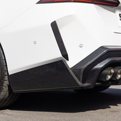 Enjoliveurs de réflecteurs arrière en fibre de carbone SOOQOO – compatibles avec la BMW M5 (G90/G99)