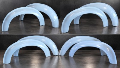  Jeu d'extension d'aile BMW 2002 look Turbo 