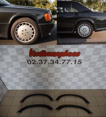Extension d'aile avant et arrière Mercedes 190 W201 type 16S 