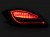Feux arrière LED avec clignotants dynamique pour Porsche 987 style 981 gt4