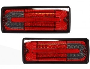 Feux arrière LED Rouge/fumé pour Mercedes Classe G W463 