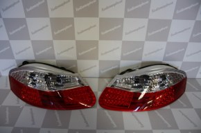 FEUX AR LED POUR PORSCHE BOXSTER 986 RED & CRYSTAL 