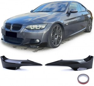 Flap Splitter noir brillant pour BMW Série 3 E92 E93 pack M 2006-2010