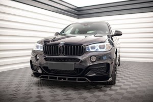 Lame de pare choc avant V.2 pour BMW X6 F16 PACK M