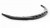 Lame de pare choc avant V.2 Porsche Panamera 970 Turbo Sport Design 