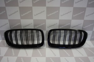 Grille de Calandre noir brillante double baton look M4 BMW F30 F31 2011 a 2015