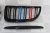 Grille de Calandre noir brillante double baton look M4 avec couleur M BMW E90 E91 phase 1 2005 a 2008