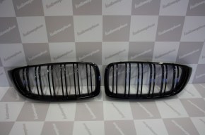 Grilles calandre look M noire brillante BMW série 1 F20 F21 2015 à